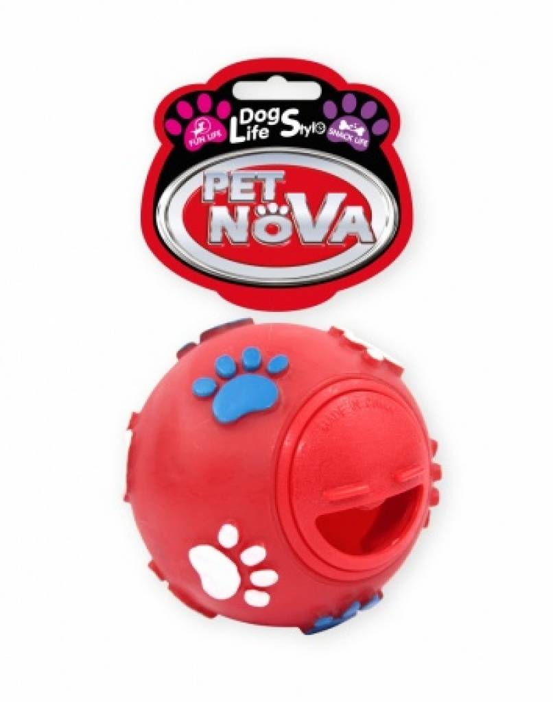 DOG LIFE STYLE Ball für Leckerlis, 7,5 cm